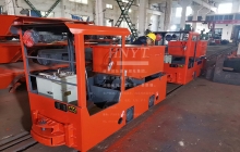 客戶(hù)定制的3噸蓄電池礦用電機(jī)車(chē)發(fā)貨